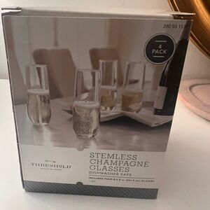 Stemless Champagne Glasses